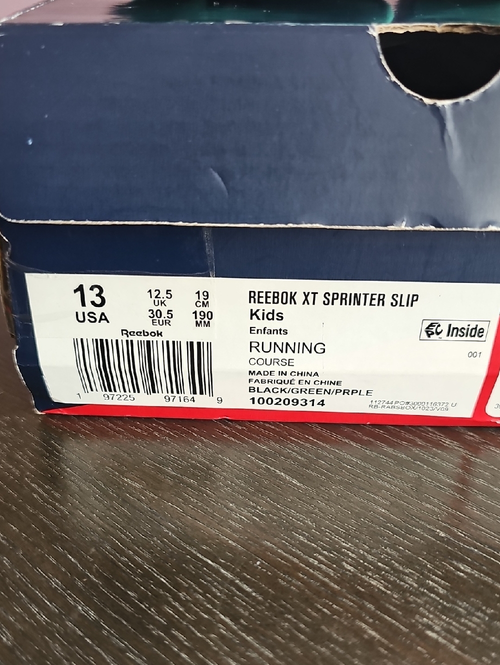 Reebok Xt Sprinter Slip Little & Big Kids. Size Variuos (607) Unisex - Picture 10 of 10